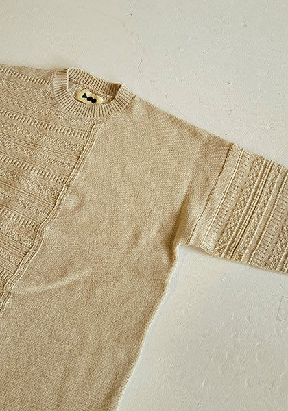 VOO ヴォー | TRICKY JQ KNIT / ニット カラー:CREAM