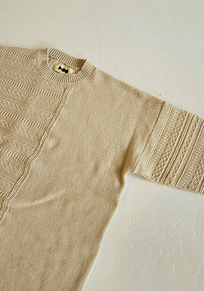 VOO ヴォー | TRICKY JQ KNIT / ニット カラー:CREAM