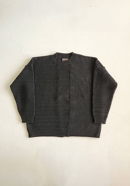 VOO ヴォー | TRICKY JQ KNIT / ニット カラー:BLACK