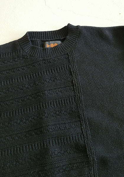 VOO ヴォー | TRICKY JQ KNIT / ニット カラー:BLACK