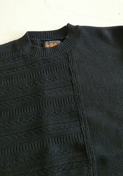 VOO ヴォー | TRICKY JQ KNIT / ニット カラー:BLACK