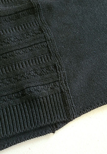 VOO ヴォー | TRICKY JQ KNIT / ニット カラー:BLACK