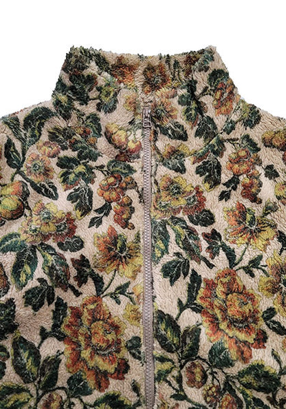VOO ヴォー | FLOWER FLEECE VEST カラー:BEIGE