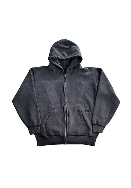 VOO ヴォー | BIG V FULL ZIP PARKA / フルジップパーカー カラー:BLACK