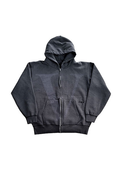VOO ヴォー | BIG V FULL ZIP PARKA / フルジップパーカー カラー:BLACK