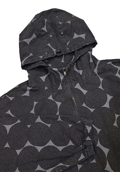 VOO ヴォー | FUNNY CIRCLE HOODY カラー:SUMI BLACK