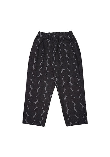 VOO ヴォー | FUNNY CIRCLE EZ SLACKS カラー:SUMI BLACK