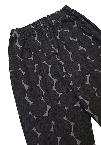 VOO ヴォー | FUNNY CIRCLE EZ SLACKS カラー:SUMI BLACK