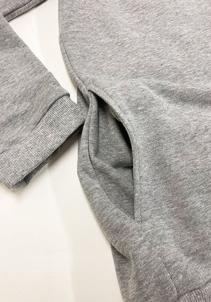 SPINNER BAIT | Mini fleece side pocket cut and sew Color: Gray