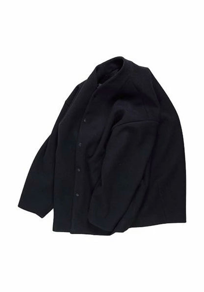 KELEN ケレン | NO COLLAR EGG JACKET カラー:BLACK