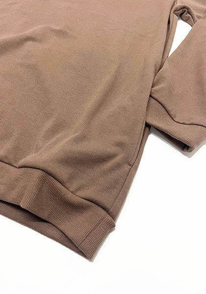 SPINNER BAIT | Mini fleece side pocket cut and sew Color: Mocha