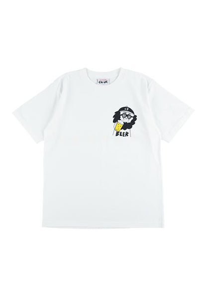CHI-BEE BEER T カラー：WHITE