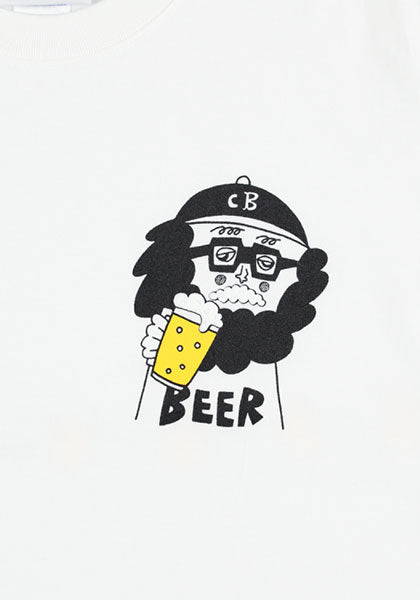 CHI-BEE BEER T カラー：WHITE