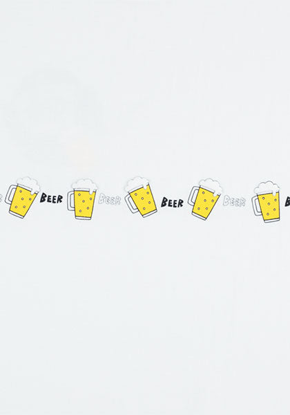 CHI-BEE BEER T カラー：WHITE