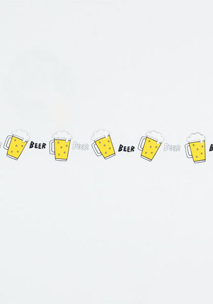 CHI-BEE BEER T カラー：WHITE