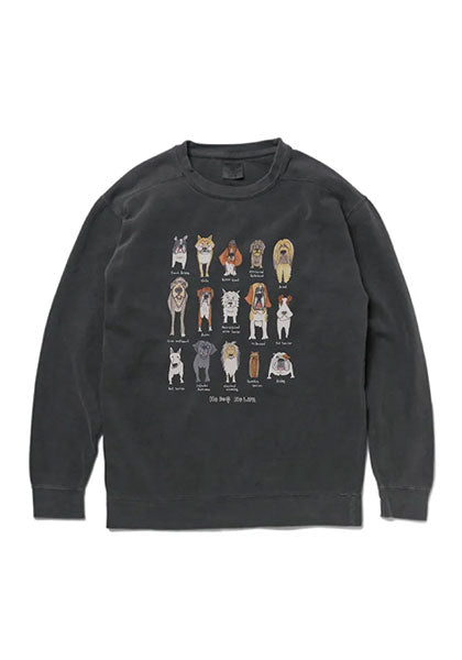 CHI-BEE DOG1 SWEAT カラー：PEPPER