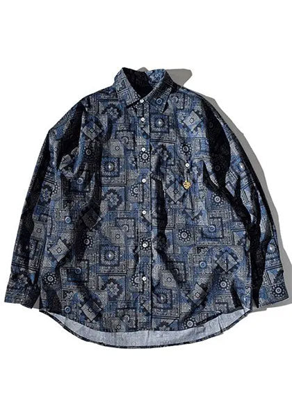 ALDIES アールディーズ |  Bandana Shirts カラー：ネイビー