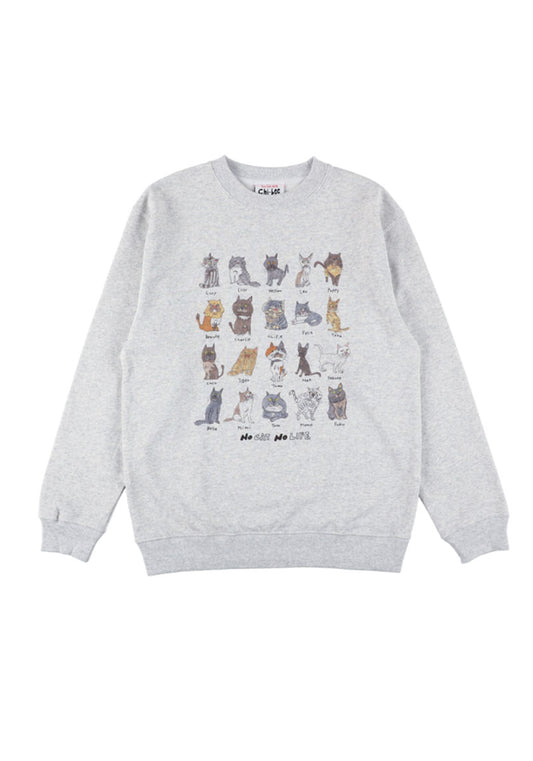 CHI-BEE CAT SWEAT カラー：ASH