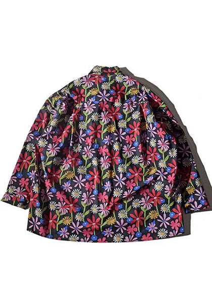 ALDIES アールディーズ | Flower Big Shirt カラー：ブラック