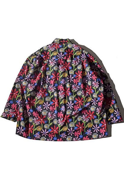 ALDIES アールディーズ | Flower Big Shirt カラー：ブラック