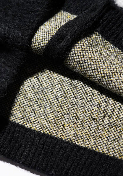 TOWNCRAFT タウンクラフト | MOHAIR SHAGGY JACQUARD CARDIGAN [DAISY]