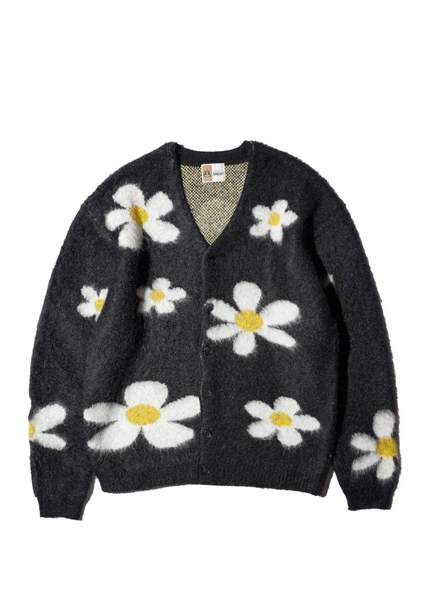 TOWNCRAFT タウンクラフト | MOHAIR SHAGGY JACQUARD CARDIGAN [DAISY]