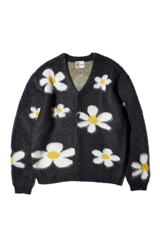 TOWNCRAFT タウンクラフト | MOHAIR SHAGGY JACQUARD CARDIGAN [DAISY]