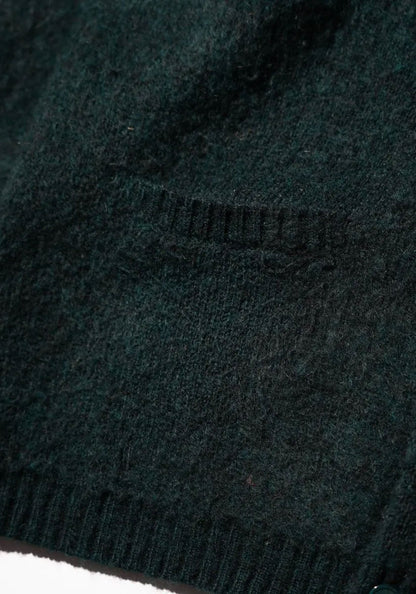 TOWNCRAFT タウンクラフト | MOHAIR SHAGGY CARDIGAN [GREEN]