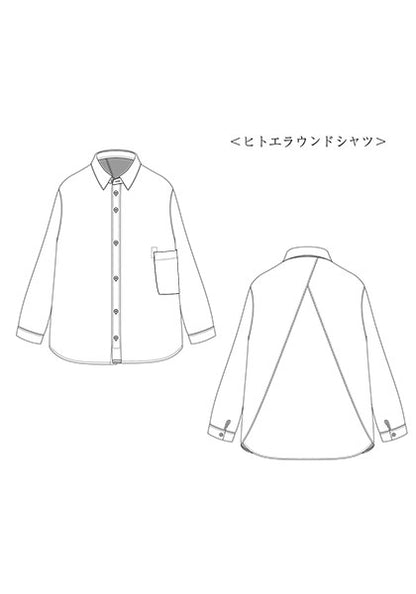 remilla ヒトエラウンドシャツ