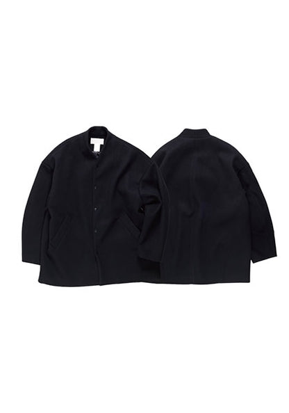 KELEN ケレン | NO COLLAR EGG JACKET カラー:BLACK