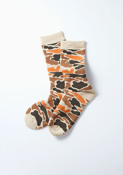 ROTOTO ロトト | PILE CAMO CREW SOCKS