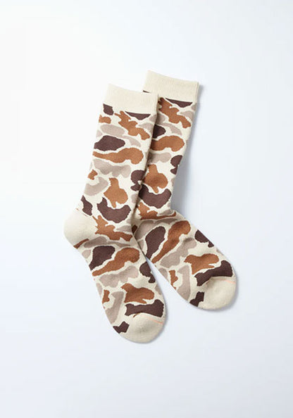 ROTOTO ロトト | PILE CAMO CREW SOCKS