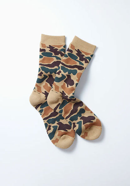 ROTOTO ロトト | PILE CAMO CREW SOCKS