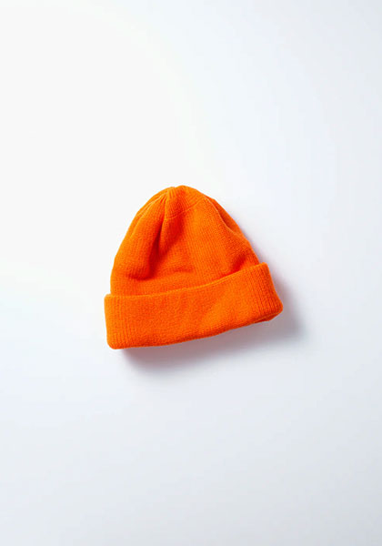 ROTOTO ロトト | BULKY WATCH CAP カラー :BRIGHT ORANGE