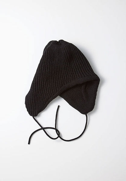 ROTOTO ロトト | EAR FLAP BEANIE カラー : BLACK