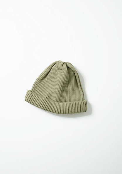 ROTOTO ロトト | COTTON ROLL UP BEANIE カラー : SAGE