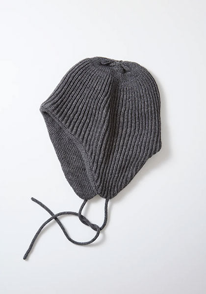 ROTOTO ロトト | EAR FLAP BEANIE カラー : D.GRAY