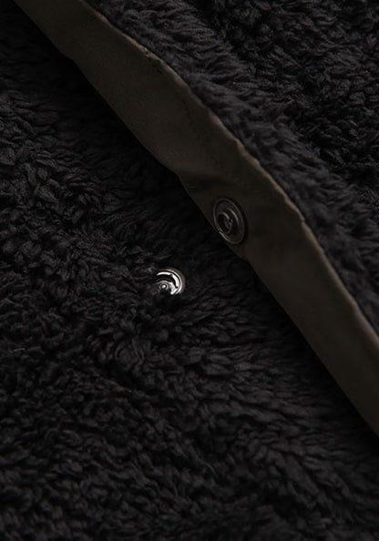 TAION 体温 リバーシブル ダウン×ボア モッズジャケット