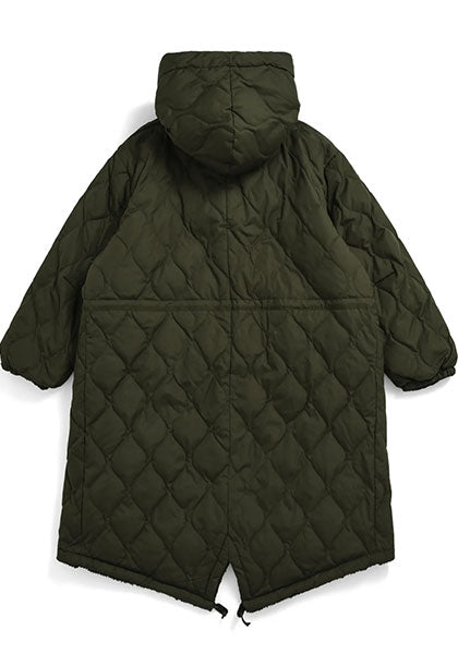 TAION 体温 リバーシブル ダウン×ボア モッズジャケット