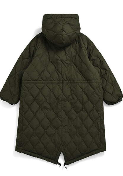 TAION 体温 リバーシブル ダウン×ボア モッズジャケット