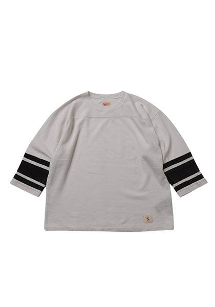 IMPRESTORE / インプレストア MESH FOOTBALL HALF SLEEVE / フットボールTEE カラー : FADED IVORY