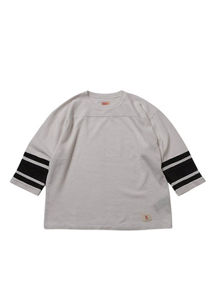 IMPRESTORE / インプレストア MESH FOOTBALL HALF SLEEVE / フットボールTEE カラー : FADED IVORY