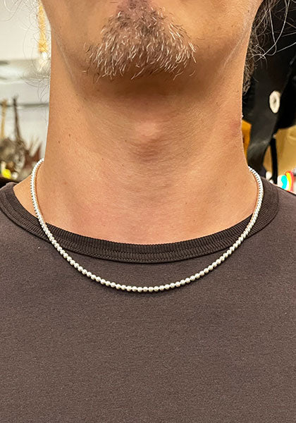 Indian Jewelry (インディアン ジュエリー) SHINY NAVAJO PEARLS NECKLACE ナバホパールネックレス 45cm