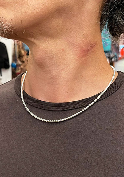 Indian Jewelry (インディアン ジュエリー) SHINY NAVAJO PEARLS NECKLACE ナバホパールネックレス 45cm