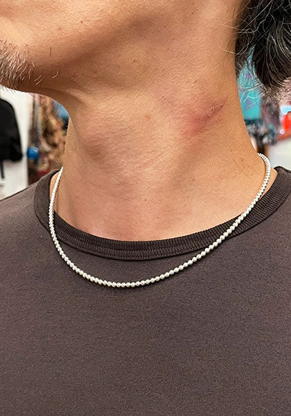 Indian Jewelry (インディアン ジュエリー) SHINY NAVAJO PEARLS NECKLACE ナバホパールネックレス 45cm