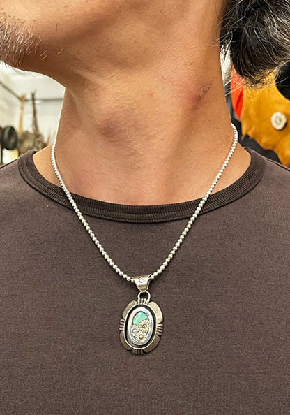 Indian Jewelry (インディアン ジュエリー) SHINY NAVAJO PEARLS NECKLACE ナバホパールネックレス 45cm