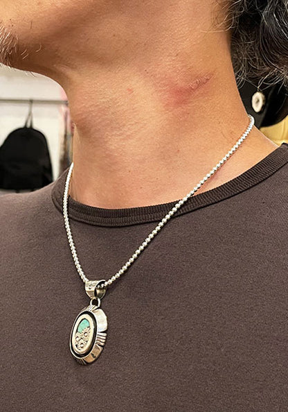 Indian Jewelry (インディアン ジュエリー) SHINY NAVAJO PEARLS NECKLACE ナバホパールネックレス 45cm