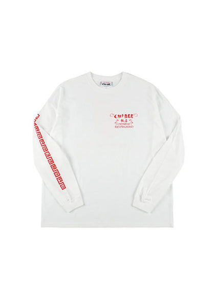 CHI-BEE チービー飯店 ロンT カラー：WHITE