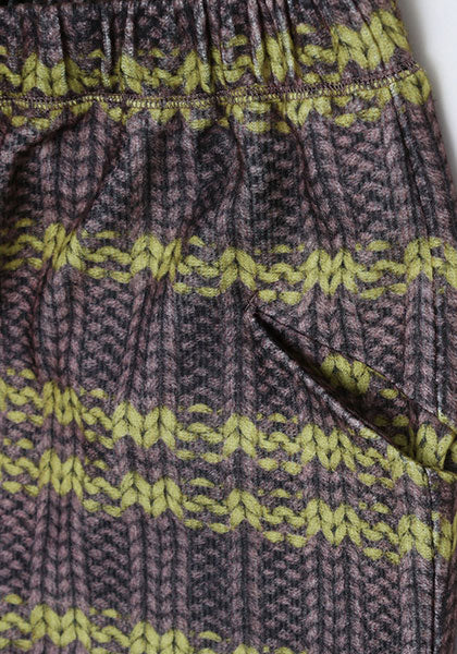 QUOLT クオルト |  FAKE-KNIT PANTS / フェイクニットパンツ