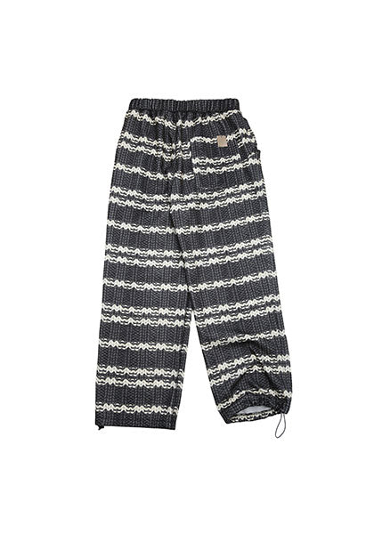 QUOLT クオルト |  FAKE-KNIT PANTS / フェイクニットパンツ
